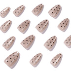 Beige Polka