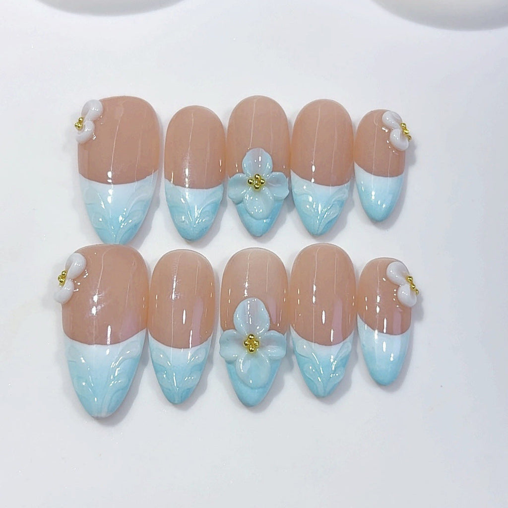 Blue Floral French