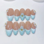 Blue Floral French
