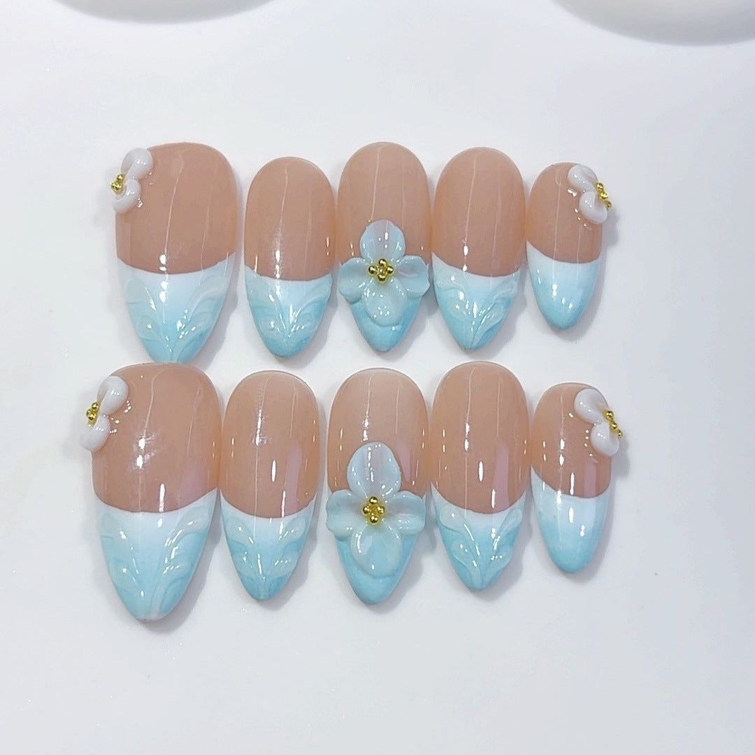 Blue Floral French