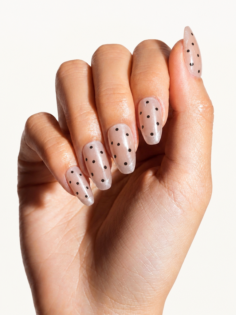 Beige Polka