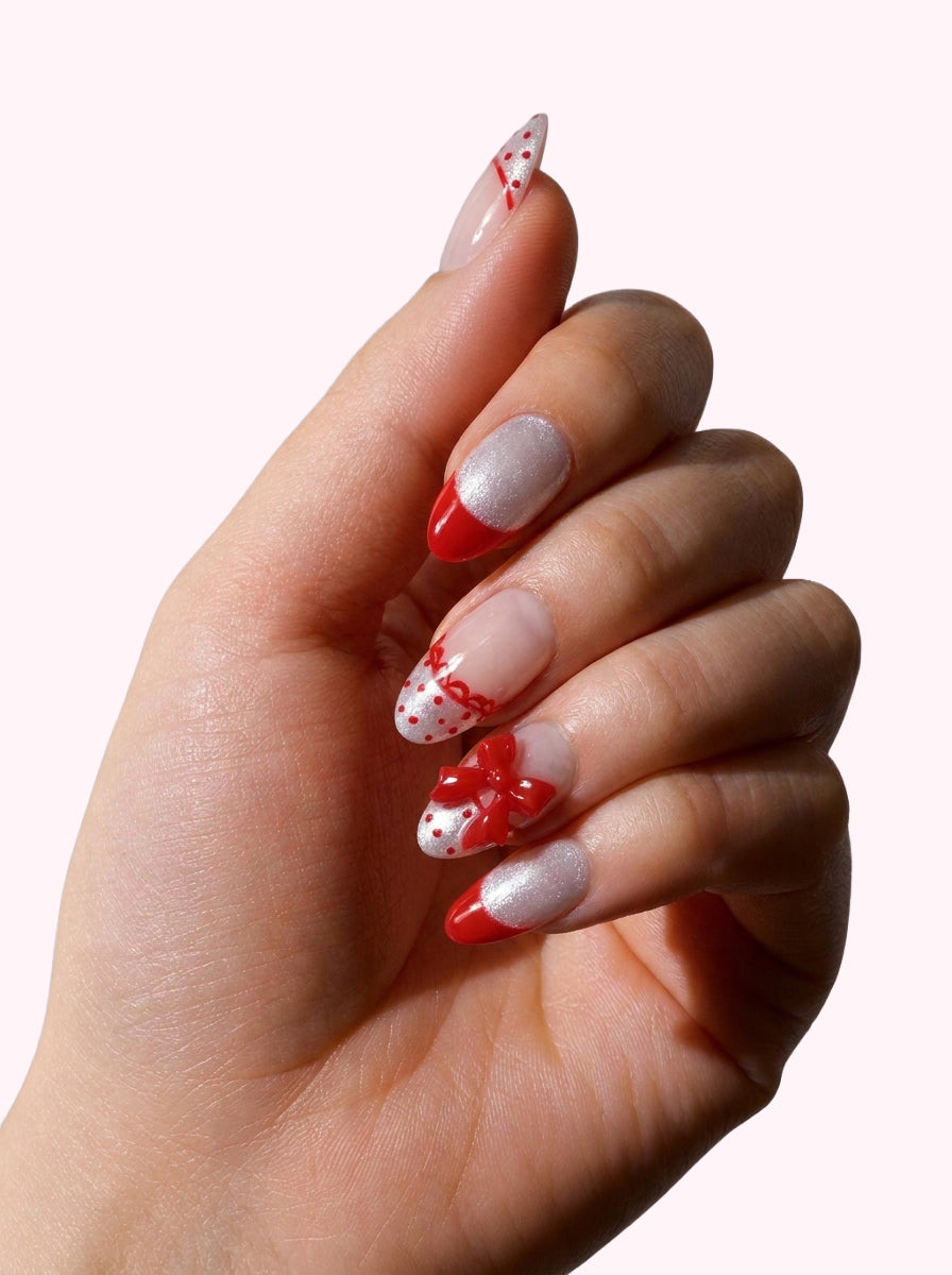Cherry Lace Bow