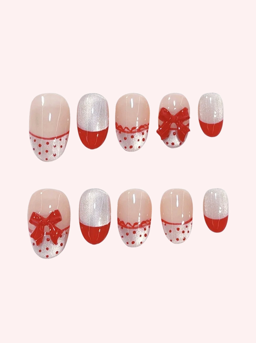 Cherry Lace Bow