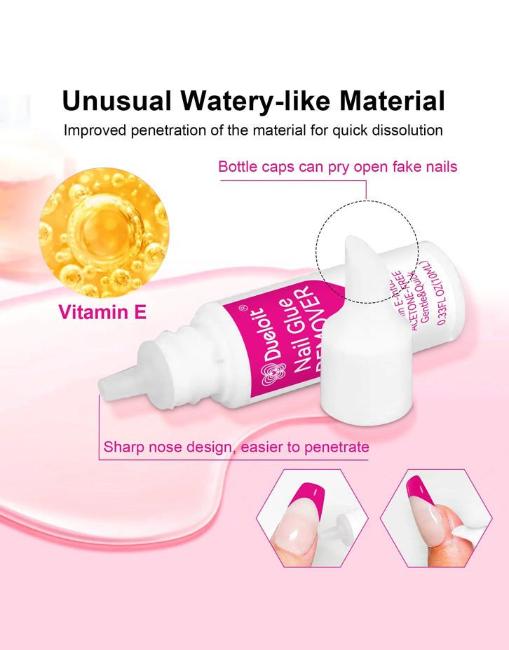 Acetone-Free Nail Glue Remover