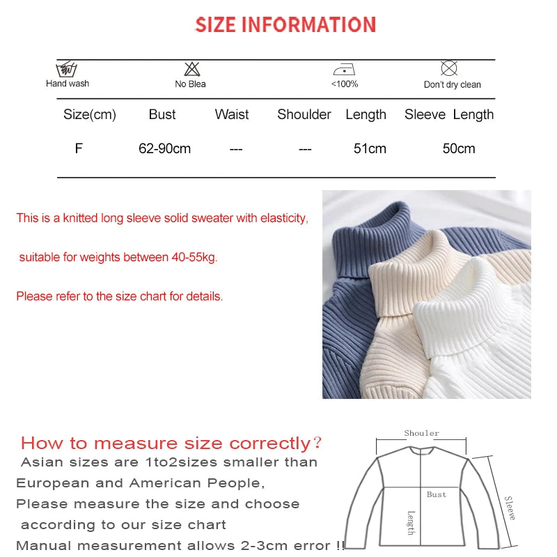 Heliar Women Fall Turtleneck Sweater