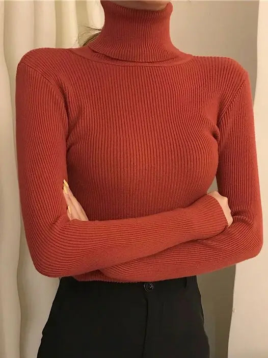 Heliar Women Fall Turtleneck Sweater