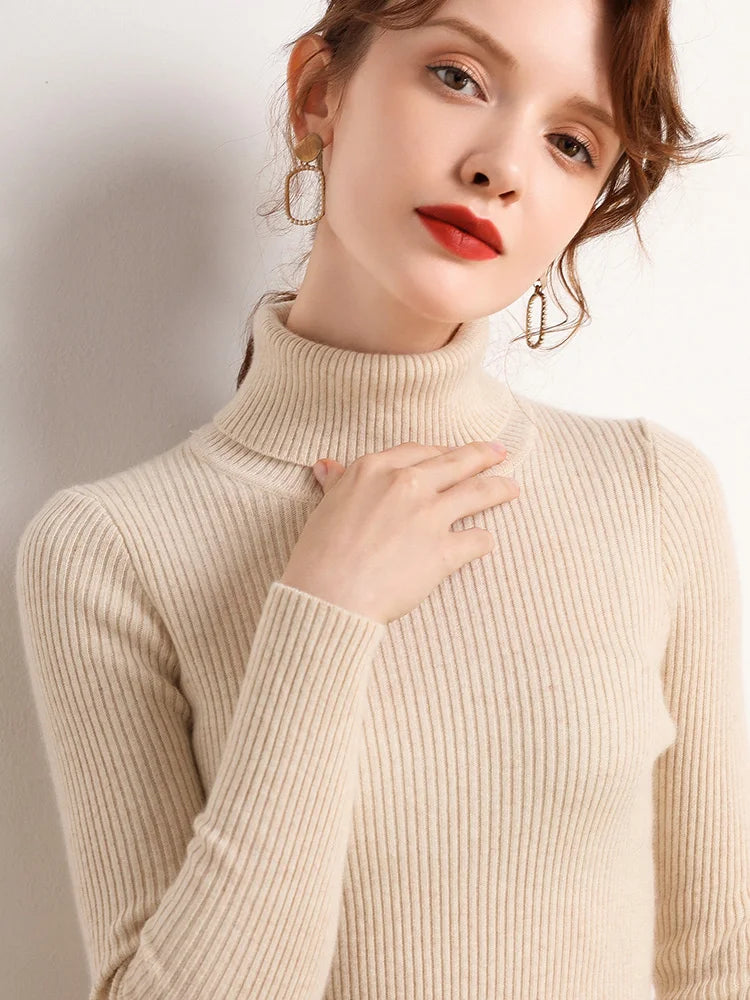 Heliar Women Fall Turtleneck Sweater