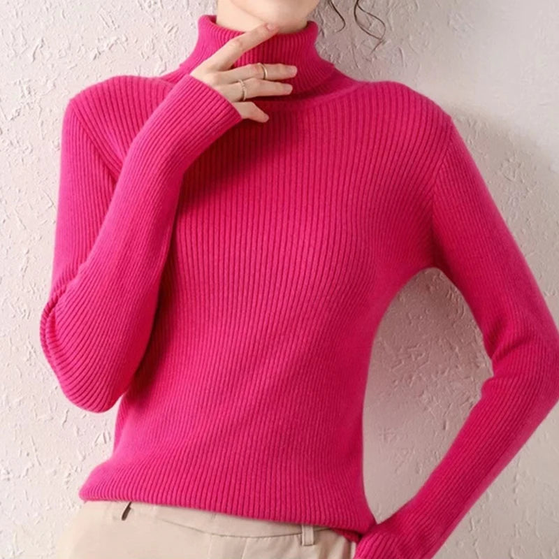 Heliar Women Fall Turtleneck Sweater