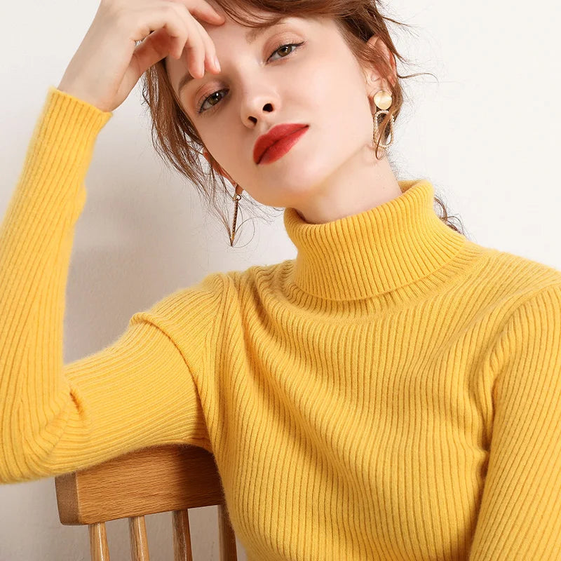 Heliar Women Fall Turtleneck Sweater