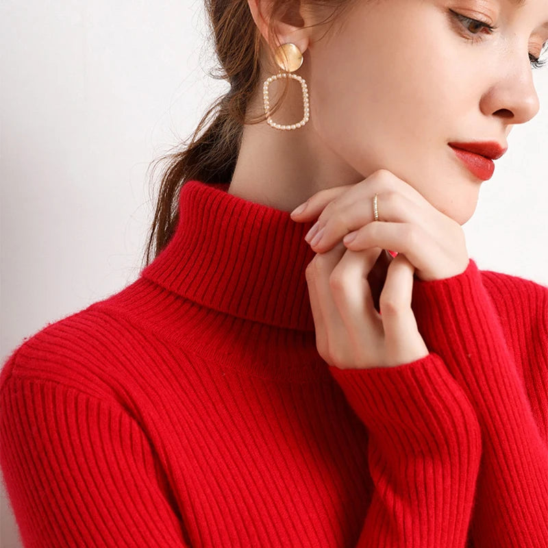 Heliar Women Fall Turtleneck Sweater