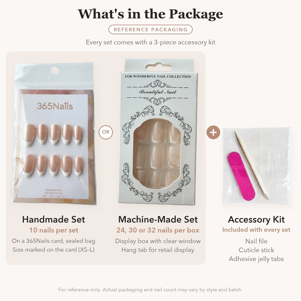Halloween Round Nail Collection Press on nails Art Finished Products Press on Nails Fake Nails Nail – Reference Packaging