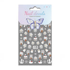 Christmas Snowman Nail Art