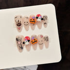 Halloween Ghost Pumpkin Web Cute Spooky Festive Press On Nails – Image 5